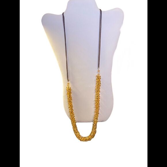 NWOT CLUB MONACO crystal necklace - Picture 2 of 9